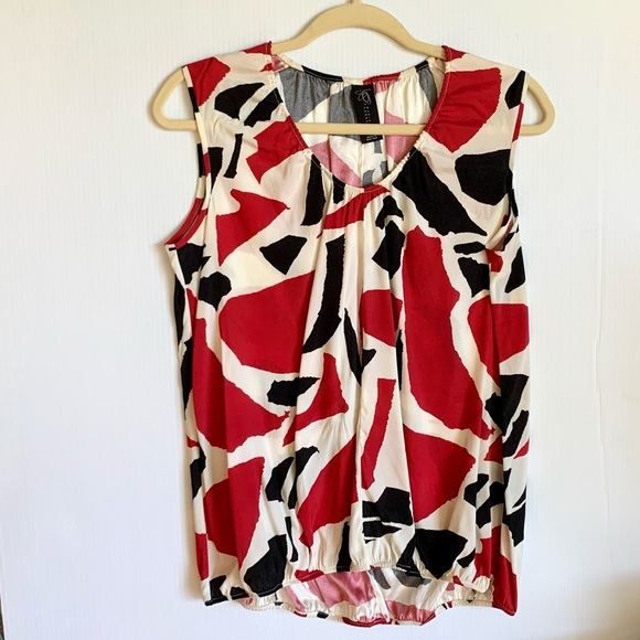 Zero Maria Cornejo silk color block top - Picture 4 of 6